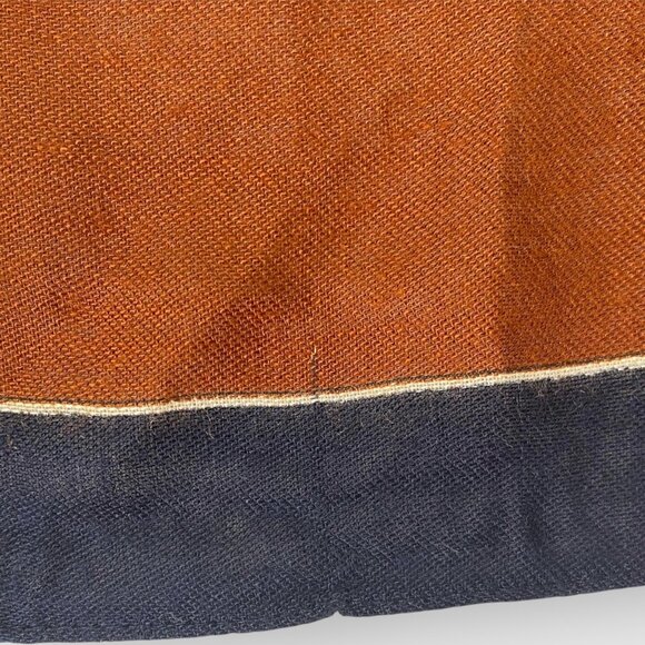 Vintage Italian Womens Rayon Scarf | Equestrian Belt Print | Preppy Old Money - Picture 4 of 6